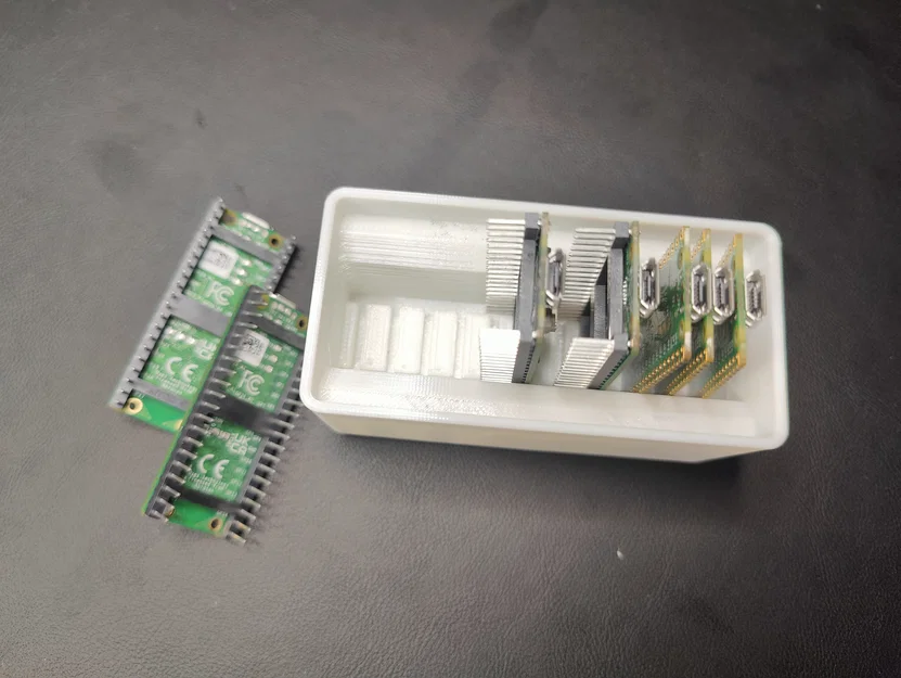 Khay Gridfinity giữ Raspberry Pi Pico - Image 4