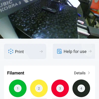 Kobra 3 camera extension adjustable