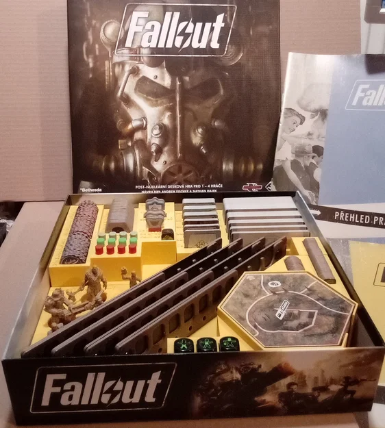 Ngăn chia hộp board game Fallout (Fallout board game box compartments) - Image 1