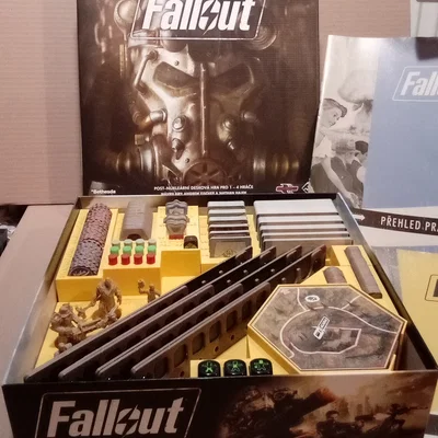 Ngăn chia hộp board game Fallout (Fallout board game box compartments)