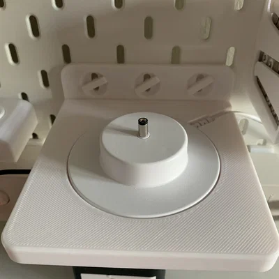 Ngàm sạc Tonies Box gắn pegboard Ikea Skadis (Charging Mount)