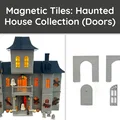 Magnetic Tiles Haunted House: Cửa & Khung Viền Cửa - Thumbnail 1