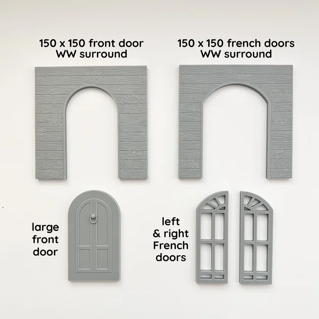 Magnetic Tiles Haunted House: Cửa & Khung Viền Cửa - Image 2