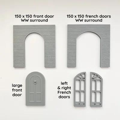 Magnetic Tiles Haunted House: Cửa & Khung Viền Cửa
