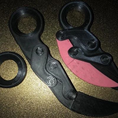 Đồ chơi fidget dao karambit gấp (Folding Karambit Knife Fidget Toy)