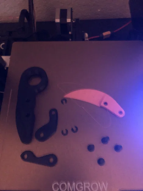 Đồ chơi fidget dao karambit gấp (Folding Karambit Knife Fidget Toy) - Image 3