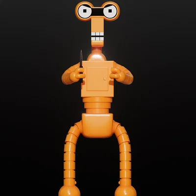 Mô hình in 3D Roberto The Robot từ Futurama - Sắc nét, độc đáo