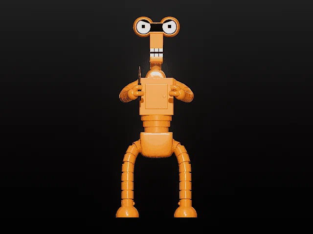 Mô hình in 3D Roberto The Robot từ Futurama - Sắc nét, độc đáo - Image 2