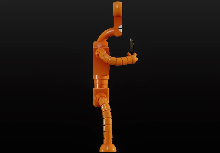 Mô hình in 3D Roberto The Robot từ Futurama - Sắc nét, độc đáo - Image 3