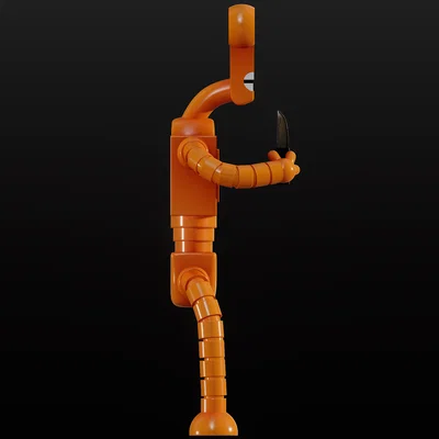 Mô hình in 3D Roberto The Robot từ Futurama - Sắc nét, độc đáo