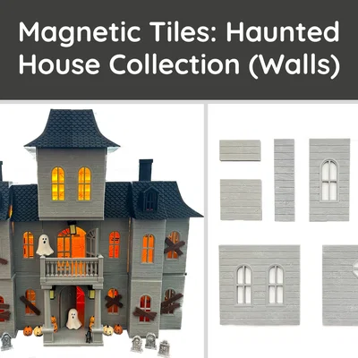 Magnetic Tiles Haunted House: Tường (Walls)