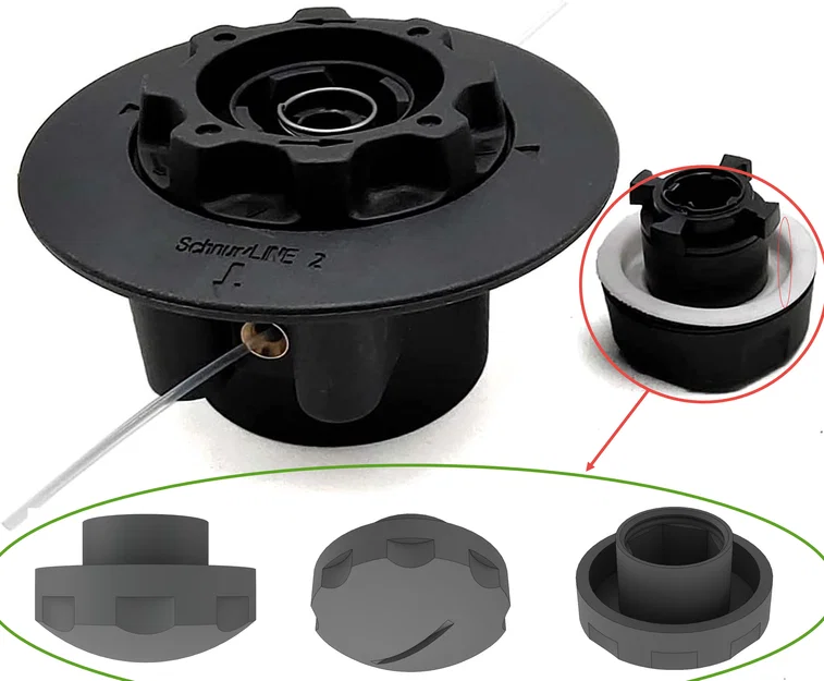 Linh kiện thay thế cho đầu cắt cỏ Stihl FS40/FSE60 in 3D - Image 1