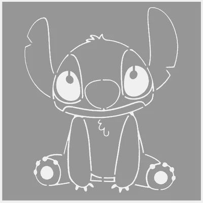 Stencil Stitch của Disney (STL)