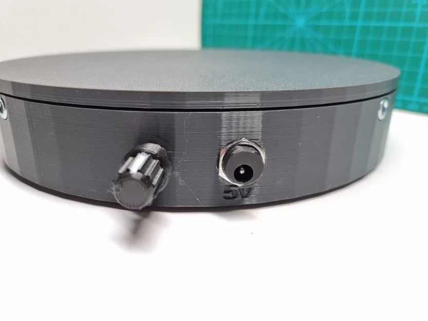 Bàn xoay trưng bày xoay 360° chạy motor (Turntable rotating display stand motorized) - Image 2