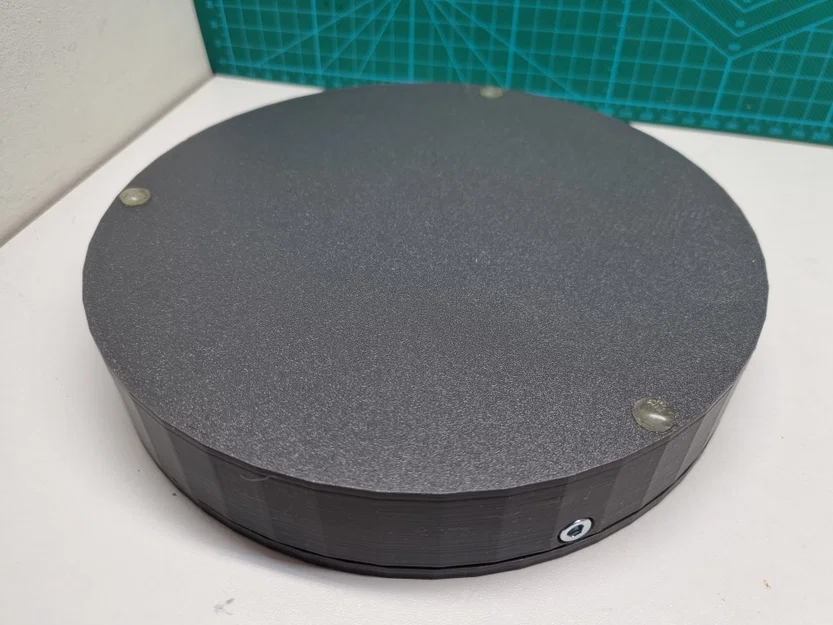 Bàn xoay trưng bày xoay 360° chạy motor (Turntable rotating display stand motorized) - Image 4