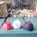 Mô hình chú mèo tròn (Kitty) dễ thương để in 3D trang trí bàn làm việc - Thumbnail 1