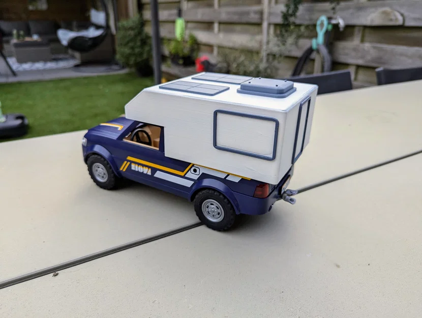 Playmobil Truck 2170534 Camper Flatbed – Phần camper gắn thêm - Image 1