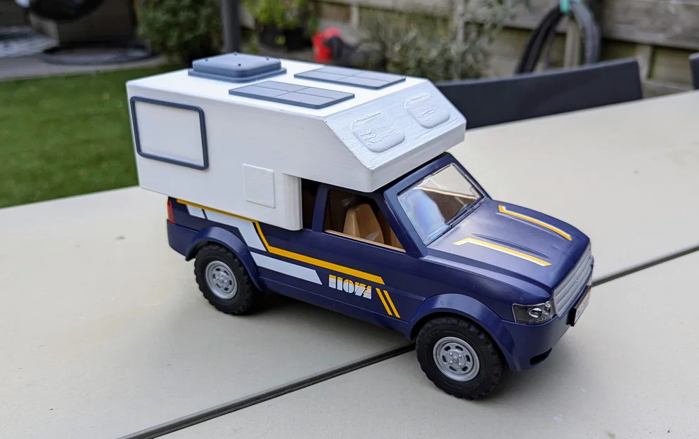 Playmobil Truck 2170534 Camper Flatbed – Phần camper gắn thêm - Image 4