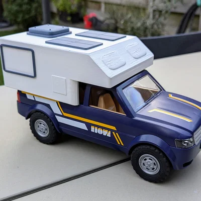 Playmobil Truck 2170534 Camper Flatbed – Phần camper gắn thêm