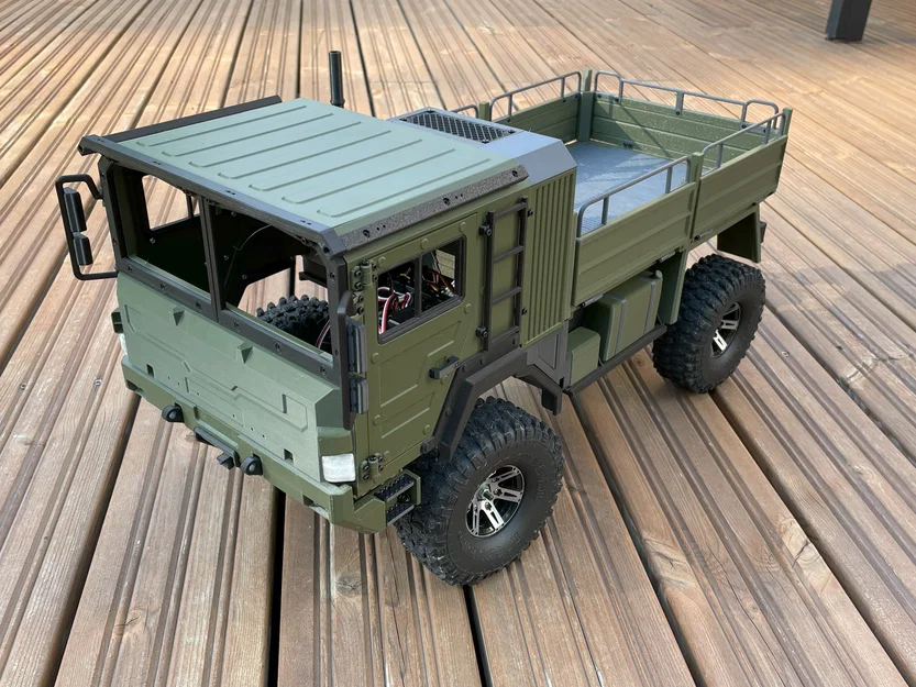 Mod mái phẳng cho hard body Armadillo SCX10 Off-road truck - Image 1