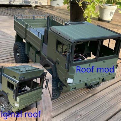 Mod mái phẳng cho hard body Armadillo SCX10 Off-road truck