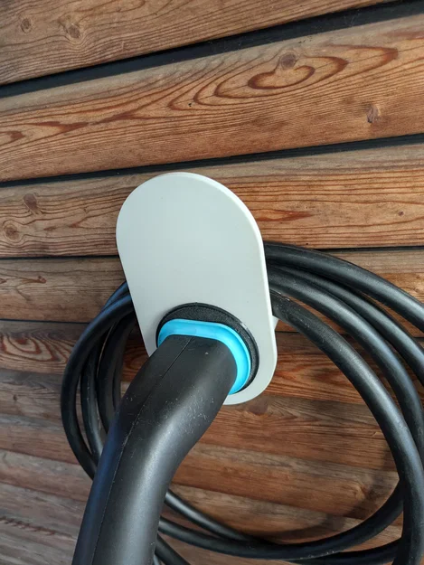 Giá treo tường cáp sạc xe điện Type 2 phong cách go-e - Image 2