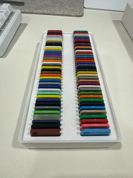 Gridfinity Bambu Labs Filament Swatch Holder - Image 1