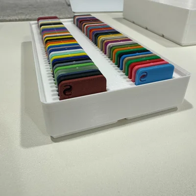 Gridfinity Bambu Labs Filament Swatch Holder