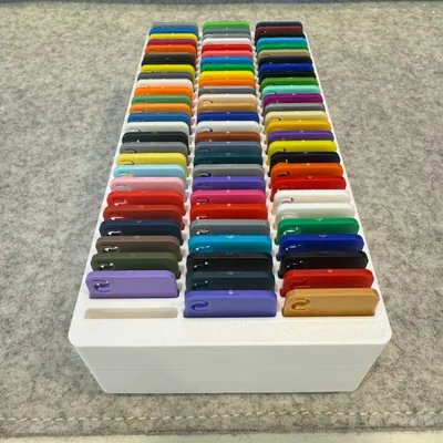 Gridfinity Bambu Labs Filament Swatch Holder