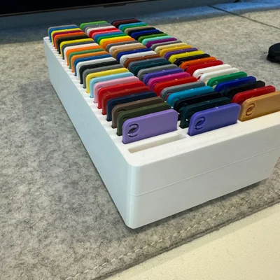 Gridfinity Bambu Labs Filament Swatch Holder