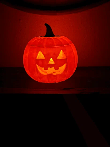 Pumpkin_Lamp – Đèn bí ngô Halloween cho nến tealight điện - Image 3
