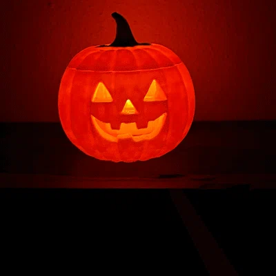 Pumpkin_Lamp – Đèn bí ngô Halloween cho nến tealight điện
