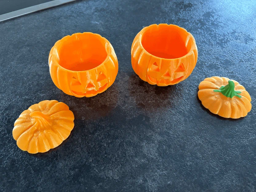 Pumpkin_Lamp – Đèn bí ngô Halloween cho nến tealight điện - Image 4