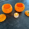 Pumpkin_Lamp – Đèn bí ngô Halloween cho nến tealight điện - Thumbnail 5