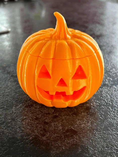 Pumpkin_Lamp – Đèn bí ngô Halloween cho nến tealight điện - Image 6