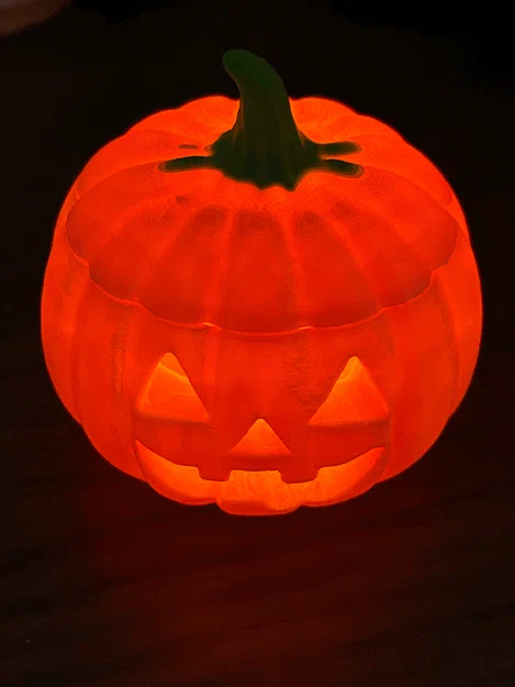 Pumpkin_Lamp – Đèn bí ngô Halloween cho nến tealight điện - Image 7