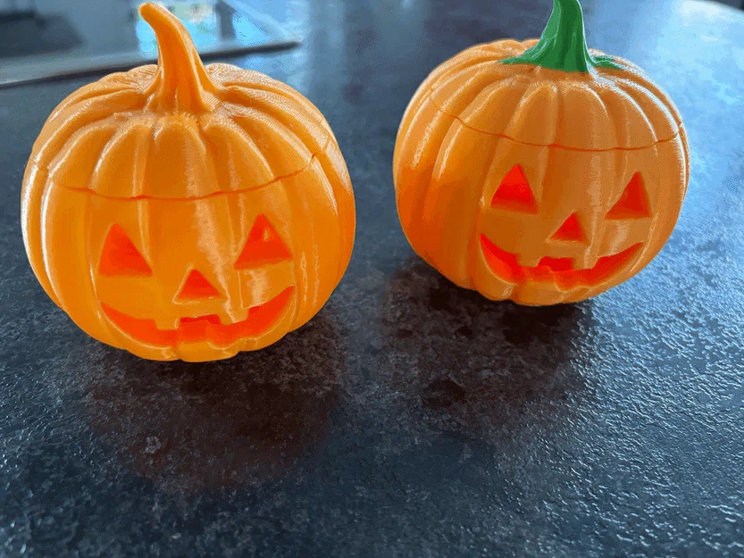 Pumpkin_Lamp – Đèn bí ngô Halloween cho nến tealight điện - Image 8