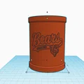 Bao giữ lạnh đồ uống Chicago Bears (Koozie) thiết kế 3D in tại nhà - Thumbnail 2