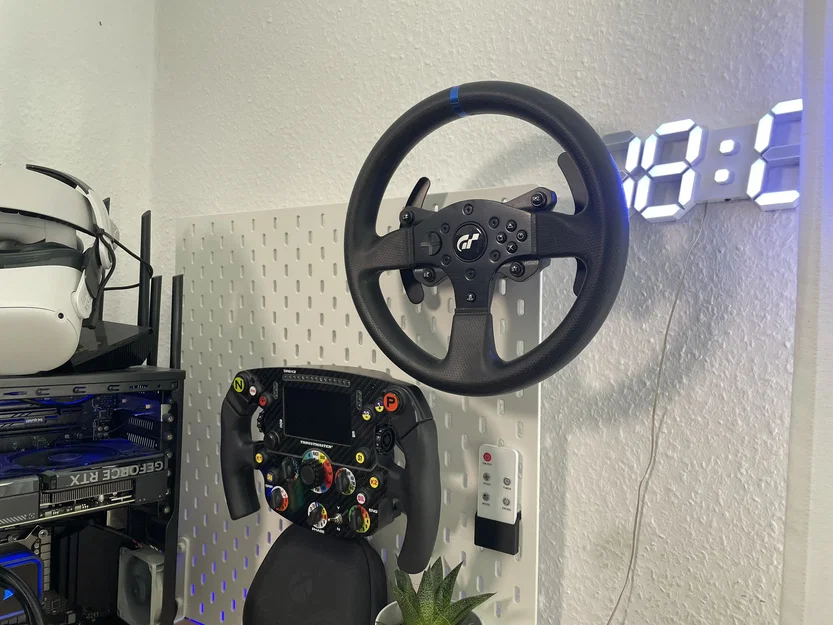Ngàm treo vô lăng Thrustmaster cho IKEA SKADIS (Wheel Mount) - Image 1