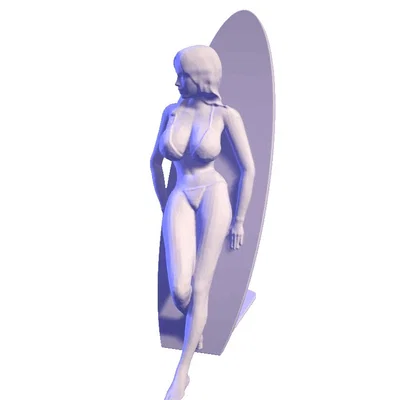 Chặn sách Cô Gái Mắc Kẹt (Stranded Girl Bookend)