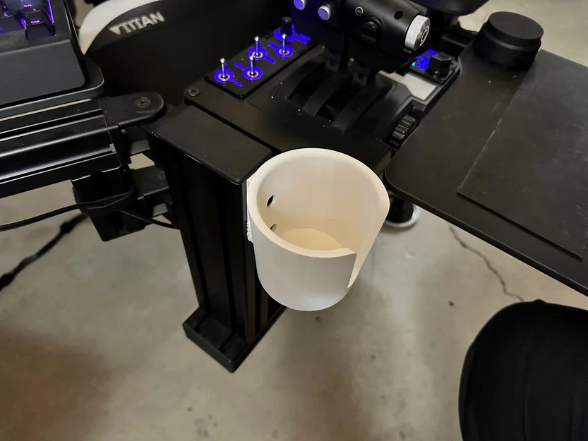 Khay để ly Sim Racing (Dùng bu lông M6) - Image 4