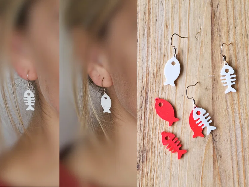 Bông tai hình cá (Fish earrings) - Image 1