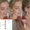 Bông tai hình cá (Fish earrings) - Thumbnail 2