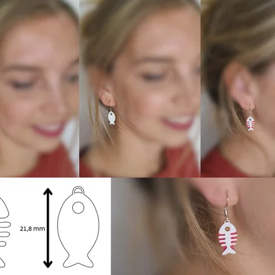 Bông tai hình cá (Fish earrings)