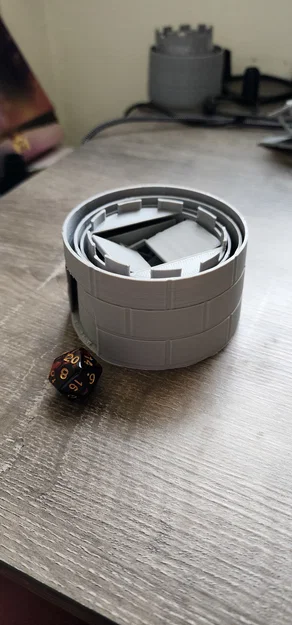 Tháp lắc xúc xắc gập gọn (Collapsible Dice Tower) - Image 2