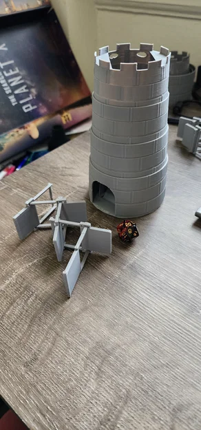 Tháp lắc xúc xắc gập gọn (Collapsible Dice Tower) - Image 3