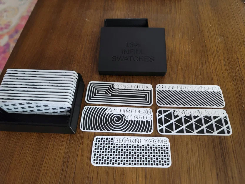 Mẫu Infill Swatches kèm Hộp (Infill Swatches Samples with Box) - Image 1