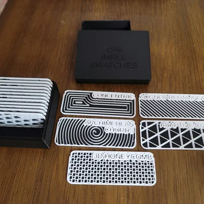 Mẫu Infill Swatches kèm Hộp (Infill Swatches Samples with Box)