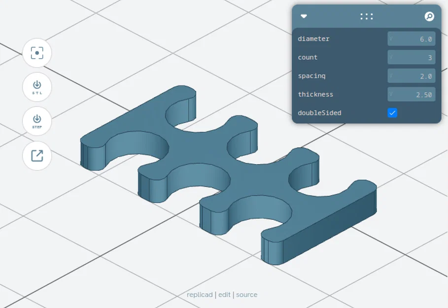 Trình tạo cable comb tham số (Parametric cable comb generator) - Image 2