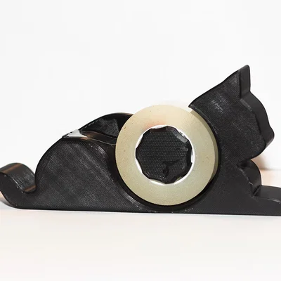 Khay cắt băng keo hình mèo (Cat tape dispenser)